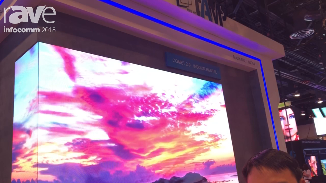 InfoComm 2018: Shenzhen LAMP Display Intros Comet 2.9 Indoor Rental LED