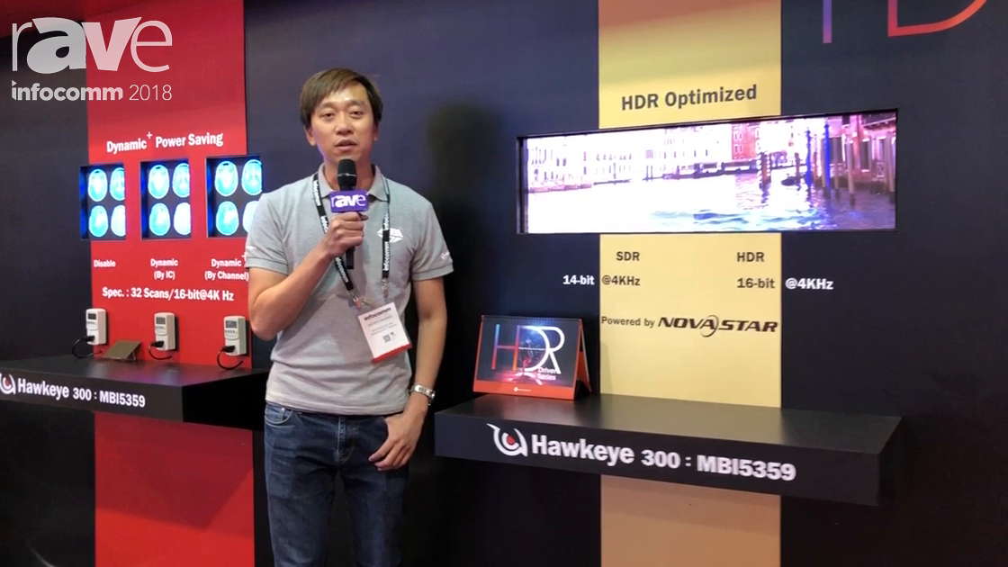 InfoComm 2018: Macroblock Demos SDR to HDR Converter Powered by NovaStar