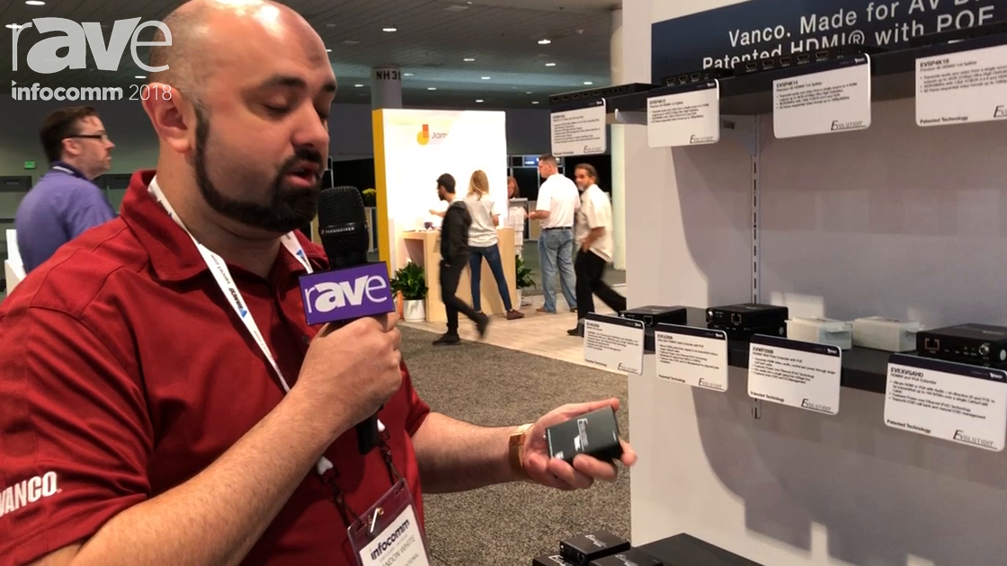 InfoComm 2018: Evolution Shows EV4K 2006 4K Extender Over Cat5 With POE