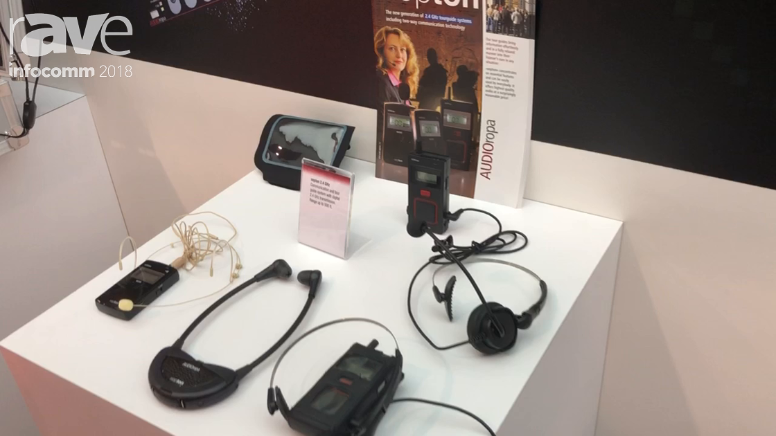 InfoComm 2018: AUDIOropa Exhibits the Affordable Xepton Tour Guide System for the Hard of Hearing