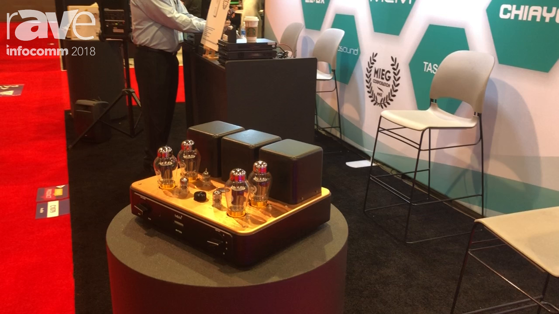 InfoComm 2018: MIEG Shows Off Its Handmade MVT555 Tube Amplifier