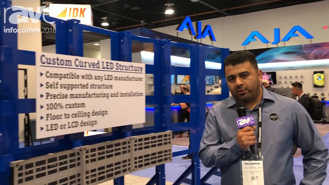 InfoComm 2018: Advanced Mounting & Design Highlights the Self-Supported Mount
