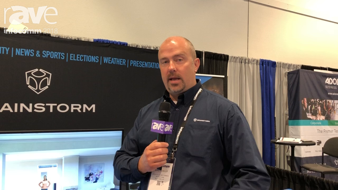 InfoComm 2018: Brainstorm Demos the infinityset Virtual Studio Augmented Reality