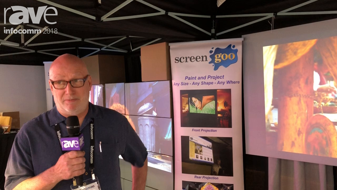 InfoComm 2018: Goo Systems Global’s Second Gen of Paintable Projection Screens Is 40% More Efficient