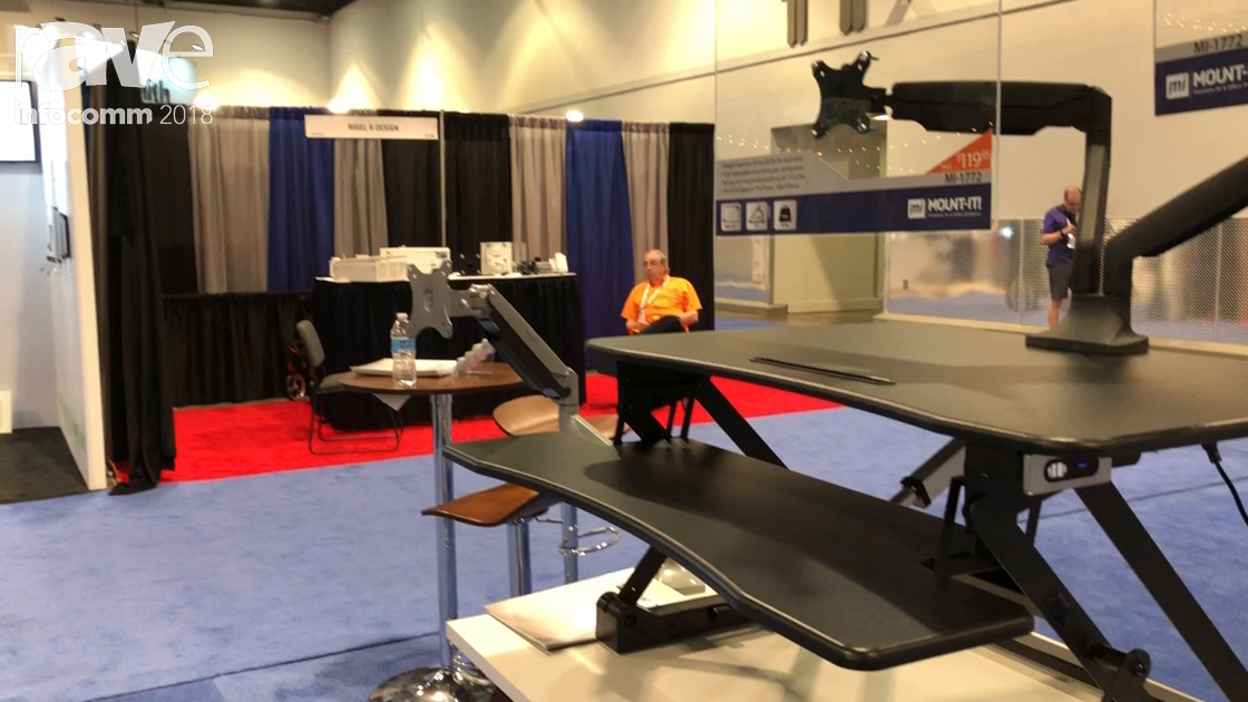 InfoComm 2018: Mount-It Features the MI-7927 Electrical Sit-Stand Desk