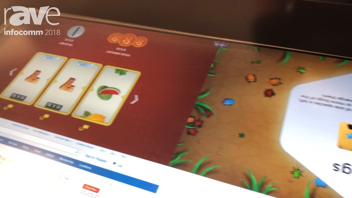 InfoComm 2018: Multitouch Digital Demos Bistro Table 40 Points Of Touch For Education