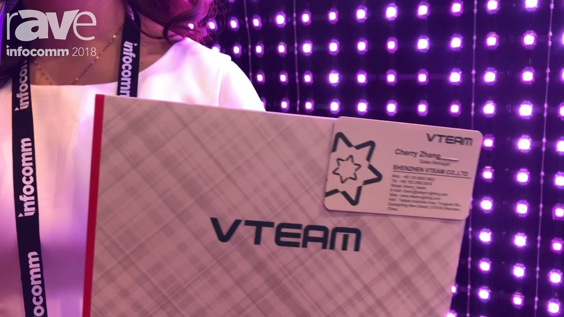 InfoComm 2018: VTEAM Demos Flexible LED Display – rAVe [PUBS]