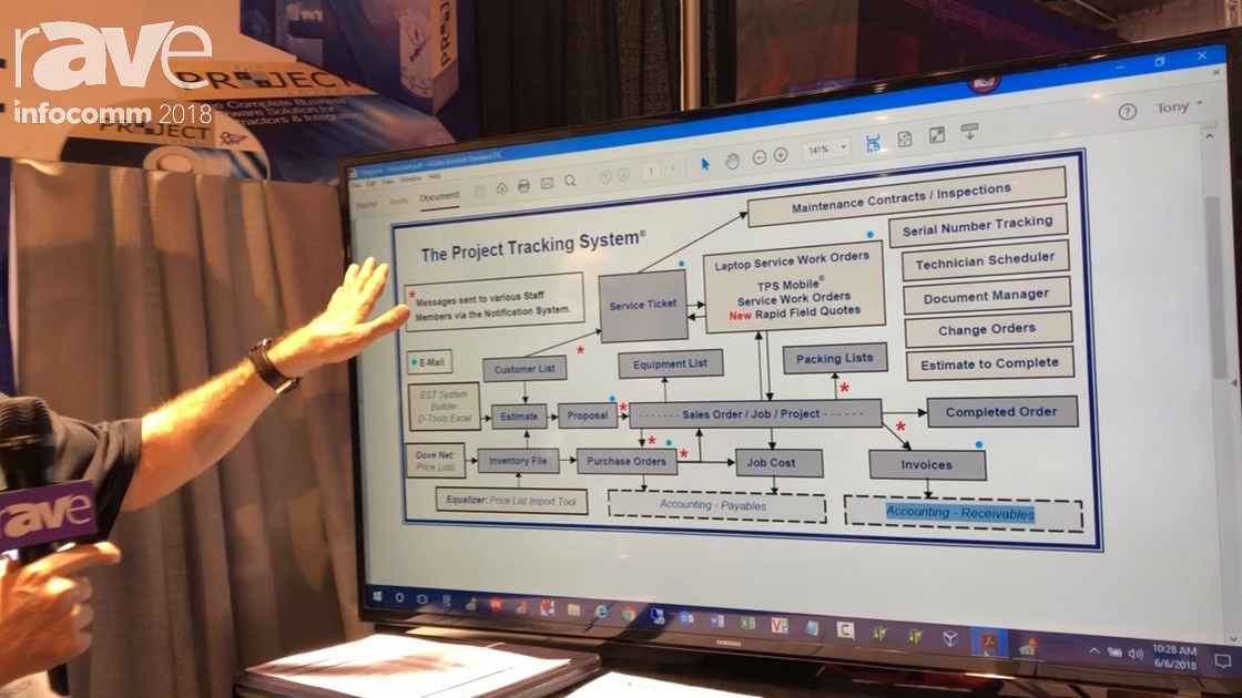 InfoComm 2018: Dove Net Technologies Features The Project System Business Tool for Contractors
