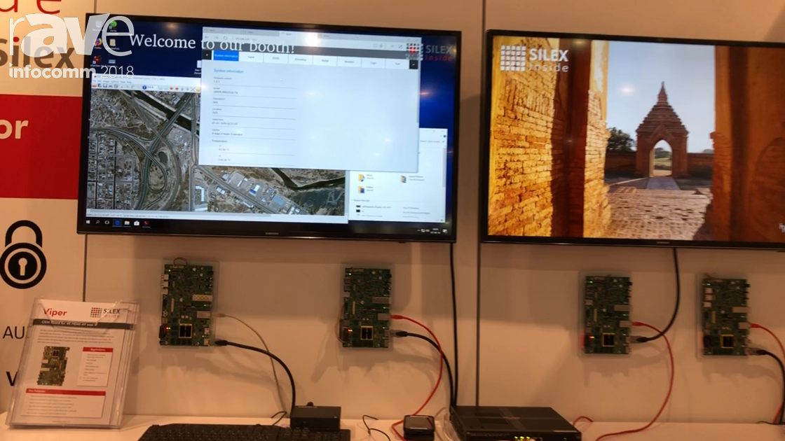 InfoComm 2018: Silex Inside Highlights Viper 4K Video Over IP OEM Solution