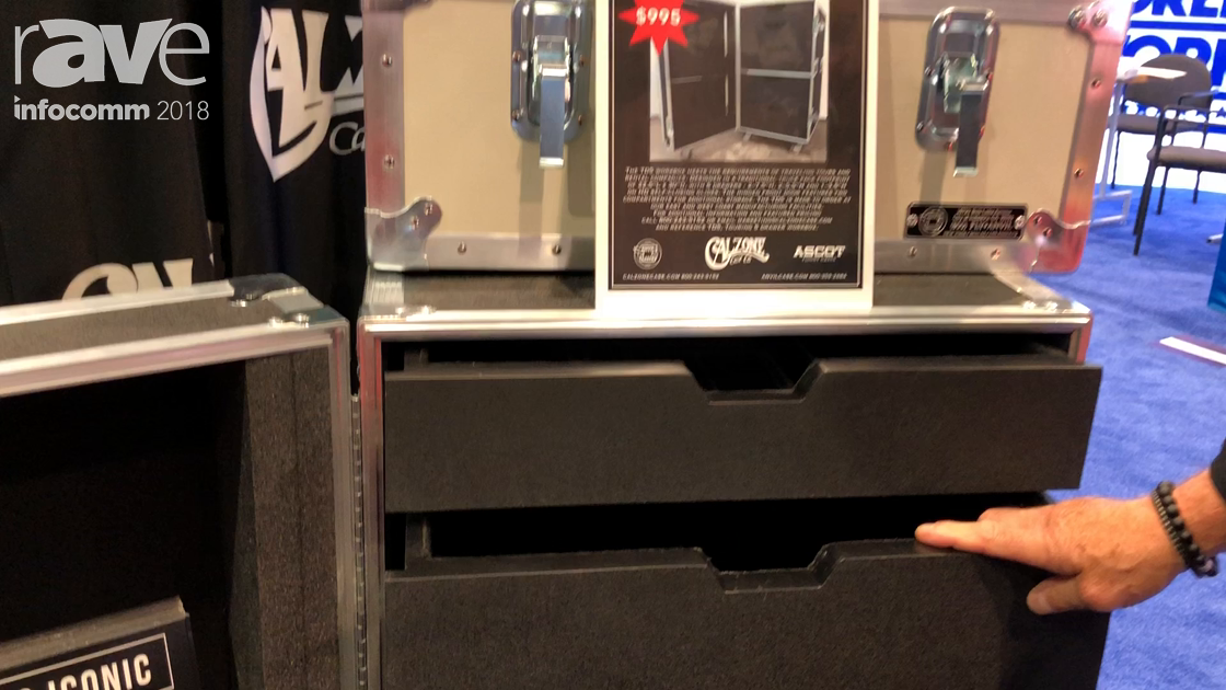 InfoComm 2018: Calzone Case Company Presents TD5 5-Drawer Workbox