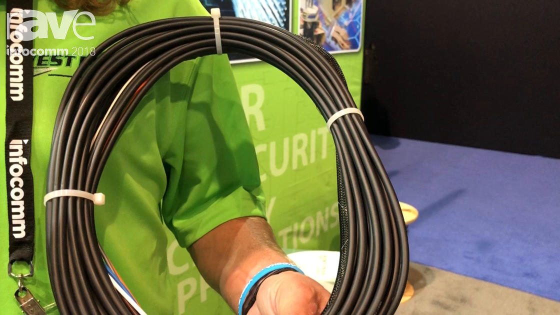 InfoComm 2018: West Penn Wire Shows Off Its Plenum Indoor-Outdoor Fiber Optic Assembly