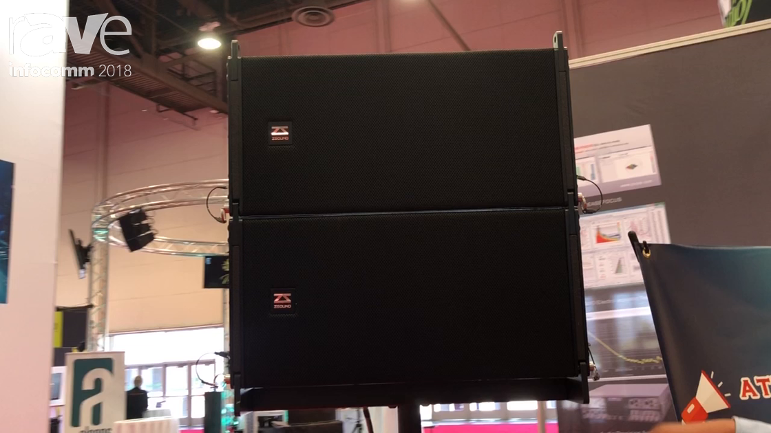 InfoComm 2018: ZSound Shows Off Its Line Array Speakers