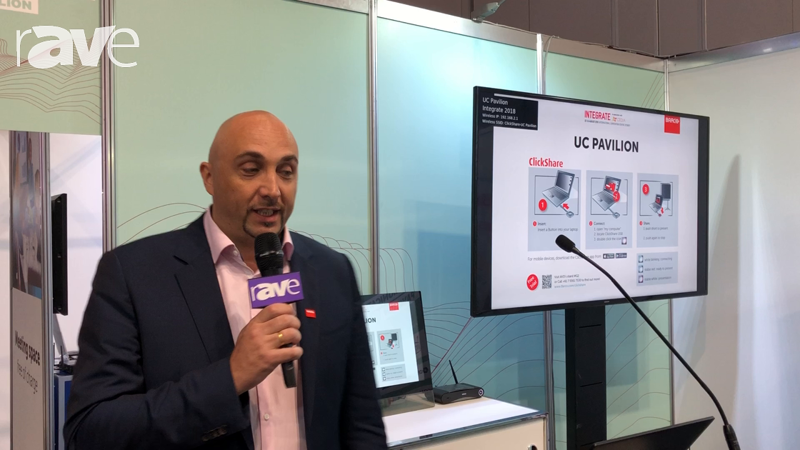 Integrate 2018: Barco Adds USB-C Button to ClickShare, Releases New Software With Touchback