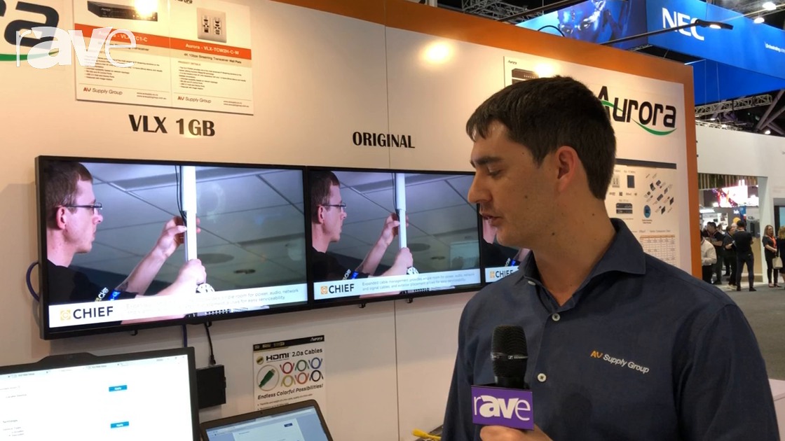 Integrate 2018: AV Supply Group Shows Off Aurora 1 Gig AV-Over-IP Product Portfolio