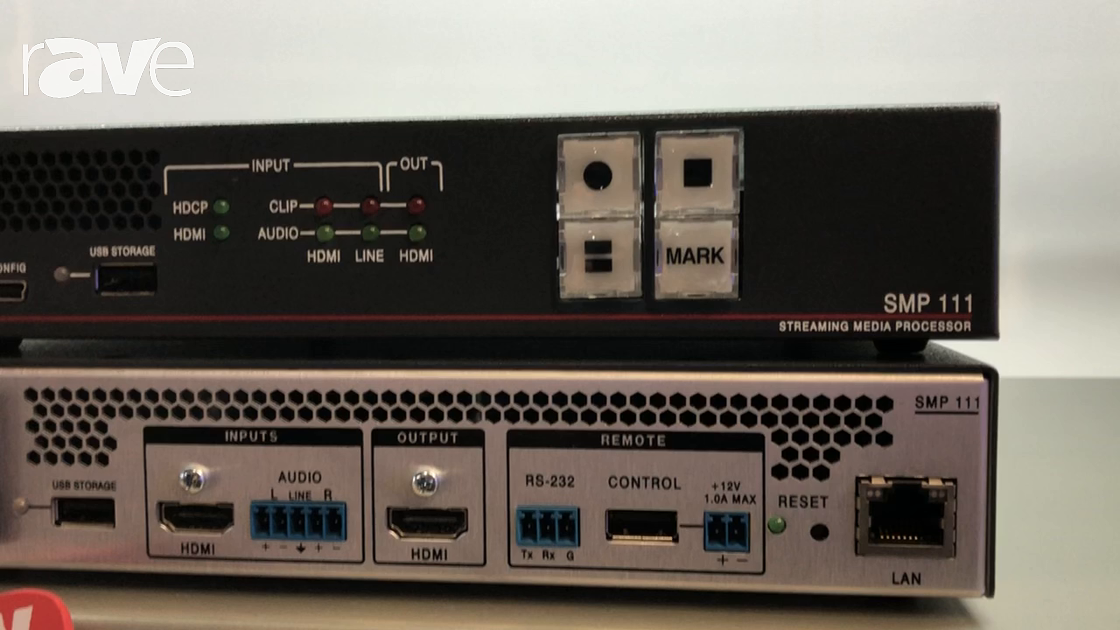 Integrate 2018 Extron Showcases SMP 111 Single Channel Recorder for H
