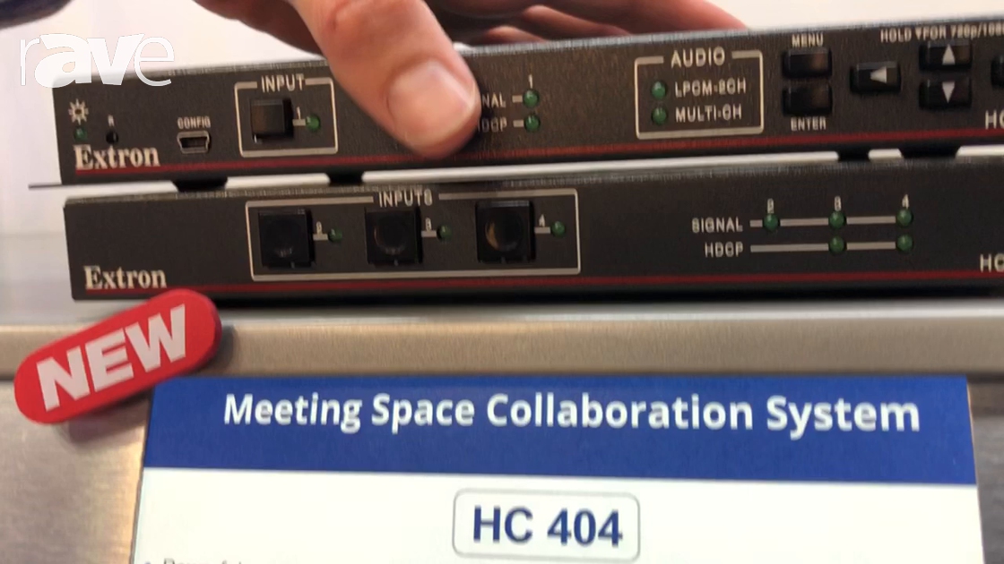 Integrate 2018: Extron Talks About HC 404 Meeting Space Collaboration System