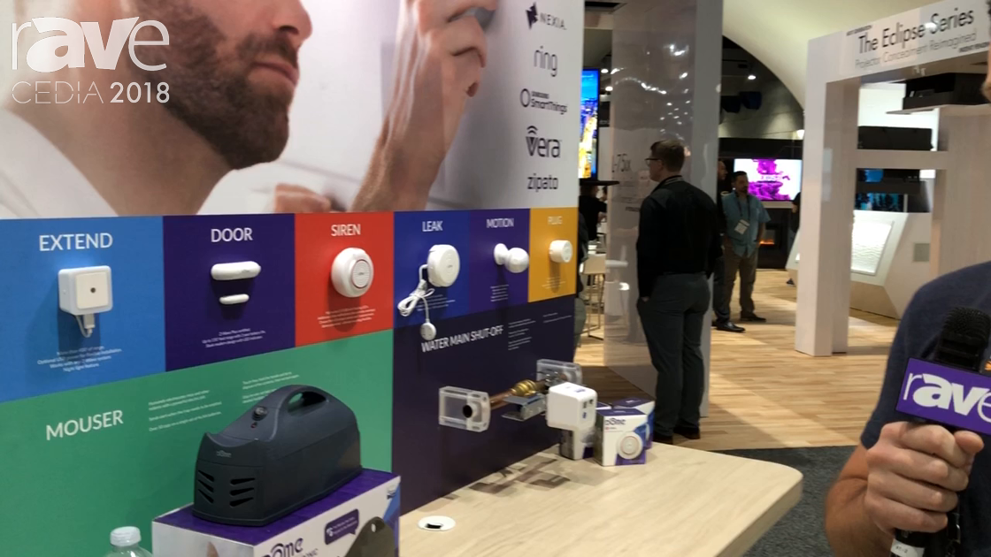 CEDIA 2018 Dome Home Automation Features ZWave Extender at the ZWave