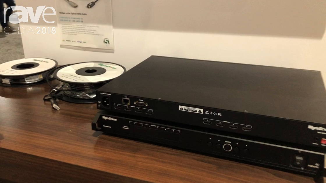 CEDIA 2018: Wyrestorm Highlights Its MX-0404-PP-KIT HDMI Matrix Switchers