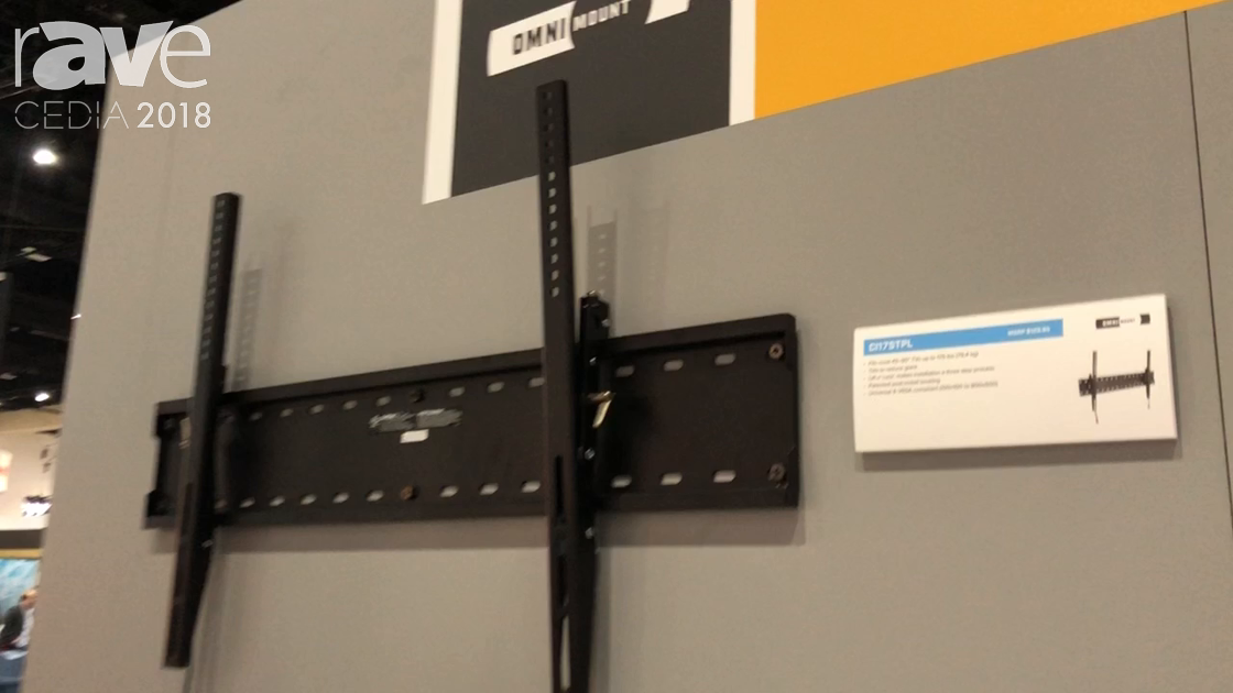 CEDIA 2018: OMNIMOUNT Shows the Custom Integration Pro Mounts for Home or Office Environments