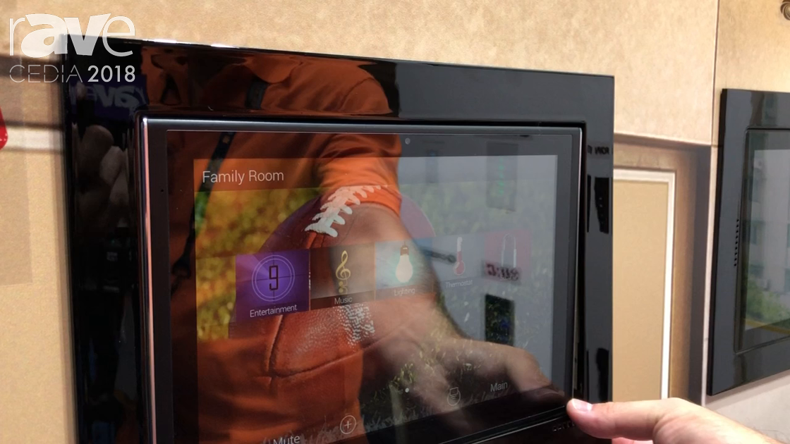 CEDIA 2018: Wall-Smart Features Retrofit Install Flush Mount for URC 10-Inch Touch Panel
