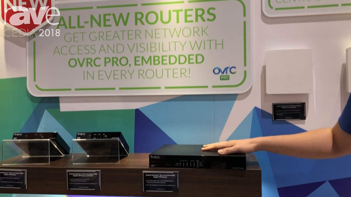 CEDIA 2018: Araknis Shows the 310-Series Dual-WAN Gigabit VPN Router at the SnapAV Booth