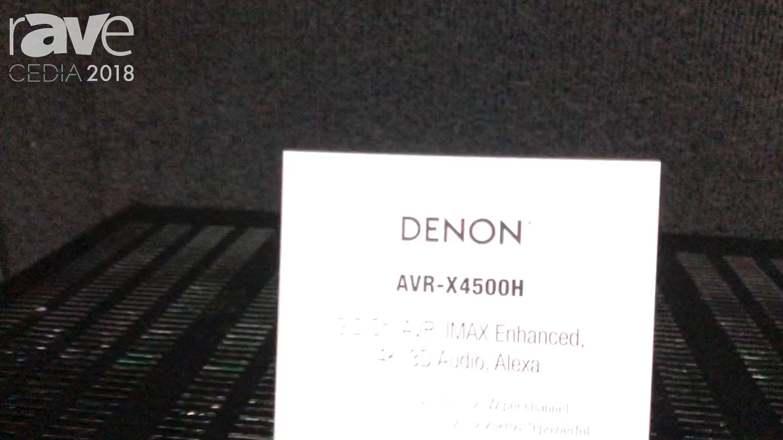CEDIA 2018: Sound United Highlights Denon Professional AVR-X4500H Receiver With Alexa