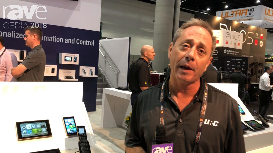 CEDIA 2018: Universal Remote Control Shows Line of Touchpanel Products