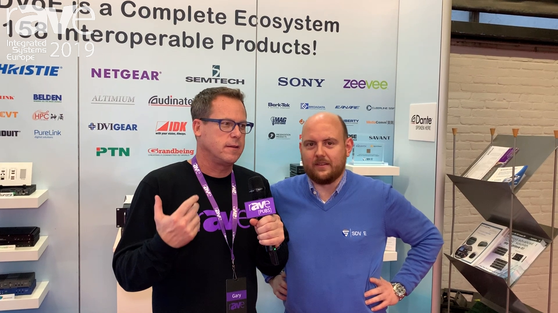 ISE 2019: Gary Kayye Gets a Tour of the SDVoE Alliance Booth from Justin Kennington