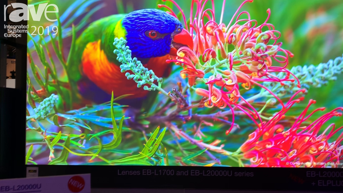 ISE 2019: Epson Exhibits Its EB-L20000U Projector