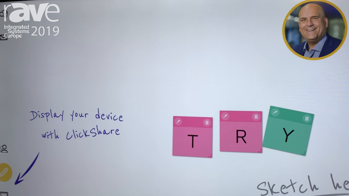ISE 2019: CTOUCH Demos the Office Integration Touch Screen