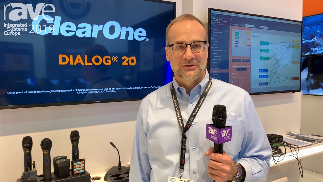 ISE 2019 ClearOne Showcases Its Wireless Microphone Systems rAVe [PUBS]