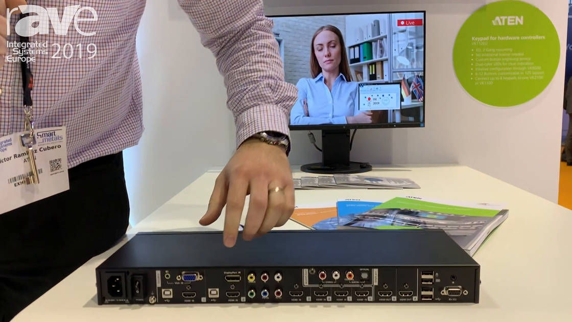 ISE 2019: ATEN Exhibits VP2730/VP1920 Presentation Switch Series