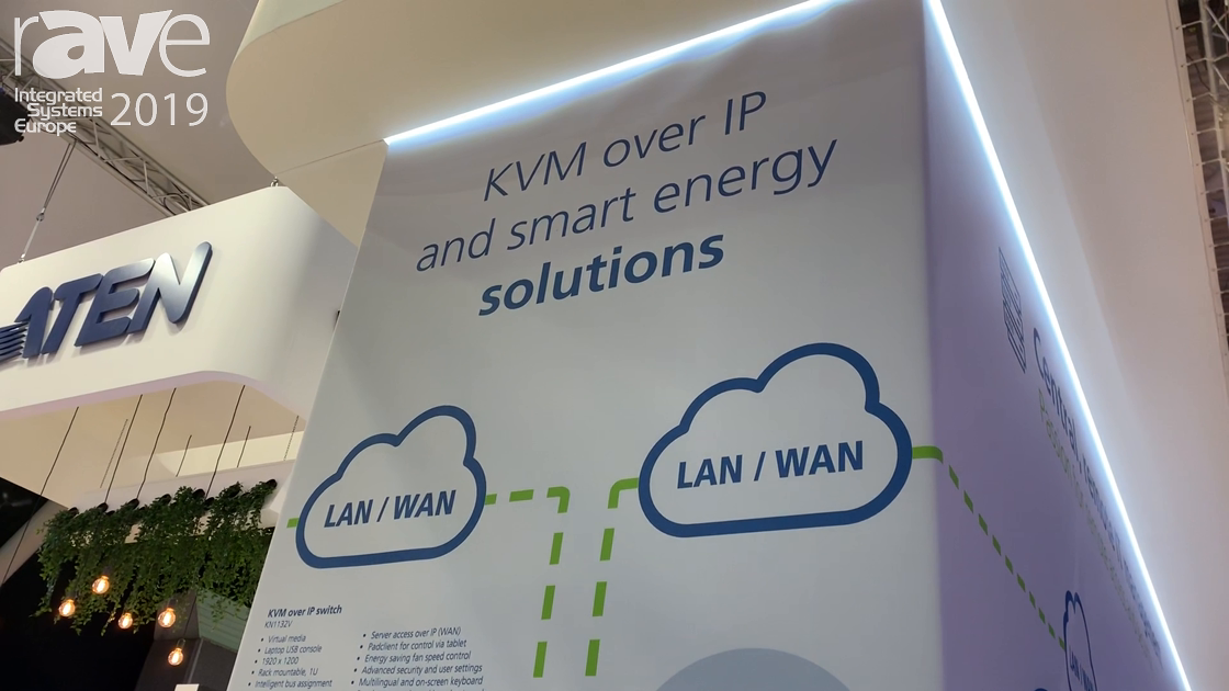 ISE 2019: ATEN Presents KA8280 Console Station for KVM-over-IP Switch