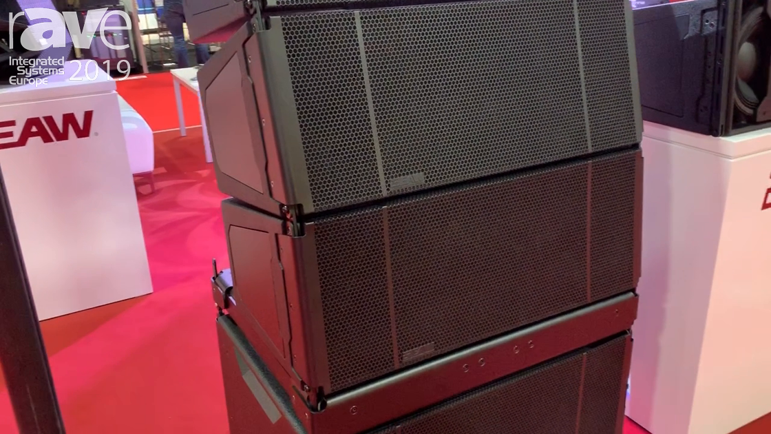 ISE 2019: Eastern Acoustic Works Exhibits KF810 Line Array with Sub