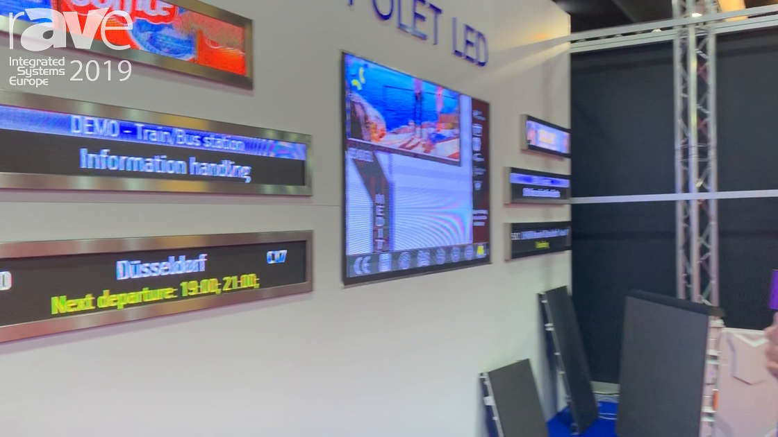 ISE 2019: Polet LED Previews HRIDS High Resolution Information LED Display System