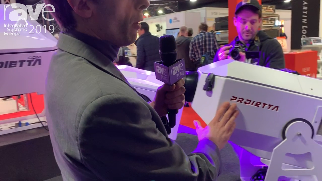 ISE 2019: Proietta Demos Indoor/Outdoor Gobo Projectors