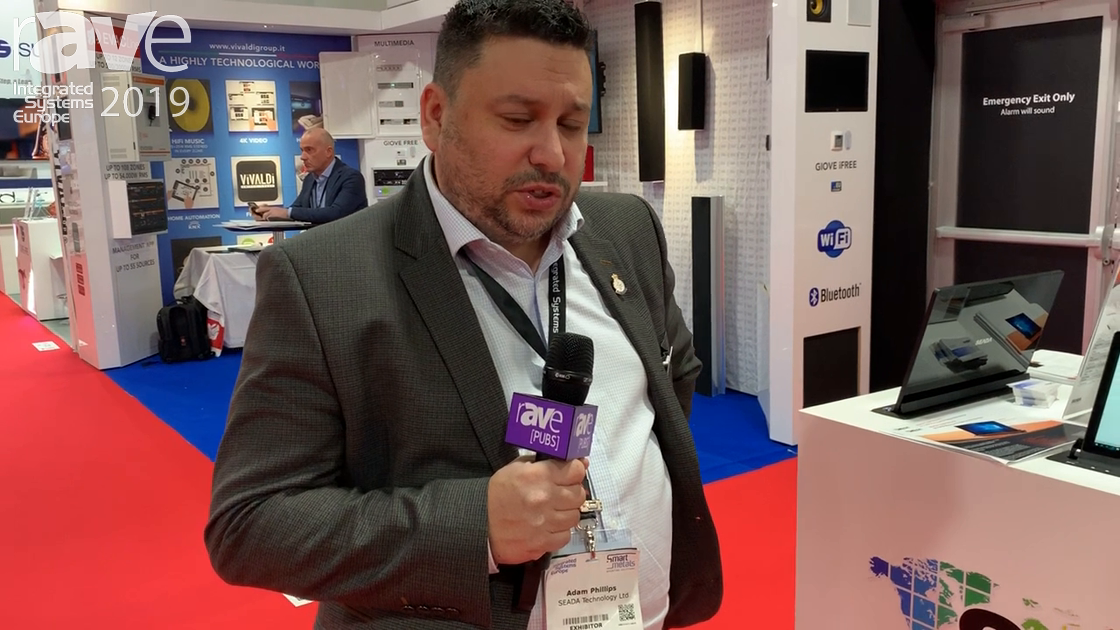 ISE 2019: Seada Technology Demos Motorized, Retractable Displays for Conference Applications
