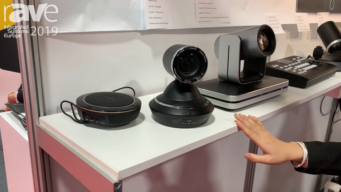 ISE 2019: Shenzhen JinJiuTianShi Industry Co. Presents Its KT-HD92R Videoconferencing Camera
