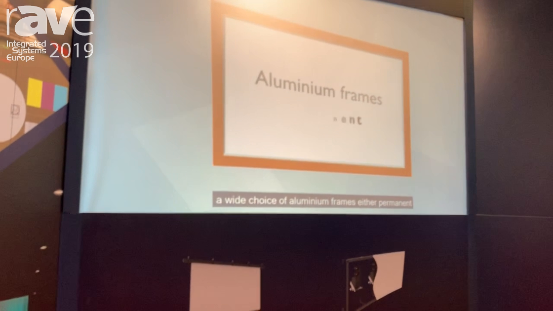 ISE 2019 Multivision Screens Company Shows Framed, Motorized, Maskable