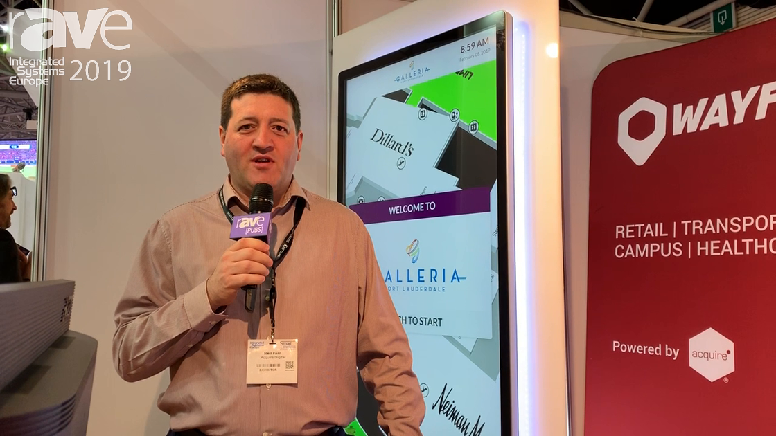 ISE 2019: Acquire Showcases New Digital Wayfinder With 3D Map for Retail and Smart City Applications