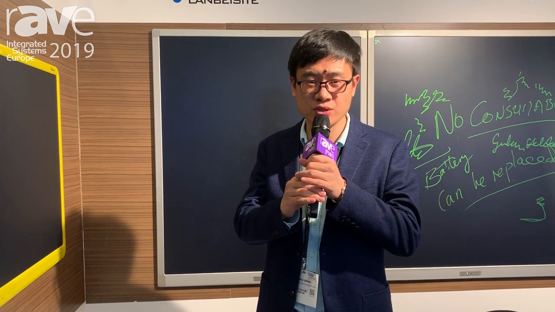 ISE 2019: Shandong Lanbeisite Educational Equipment Group Demos Simple, Effective LCD Writing Board