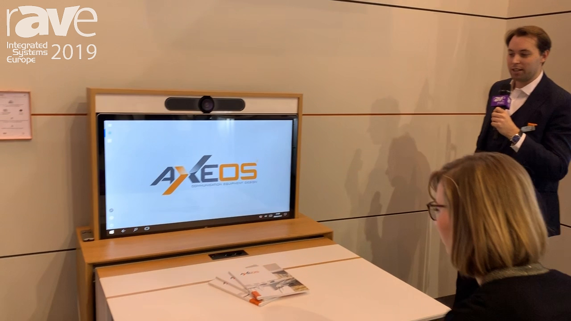 ISE 2019: Axeos Presents Its X-Tend Huddle Space Solution