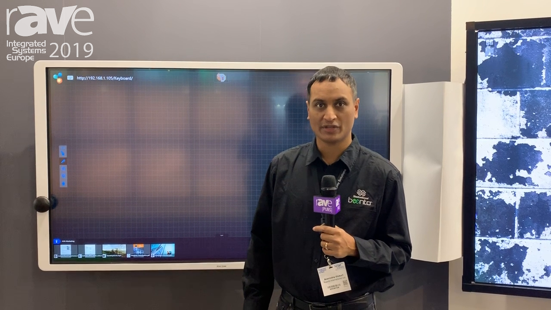 ISE 2019: Baanto International Shows Vizetto Reactiv Scribble Infinite Canvas for Collaboration