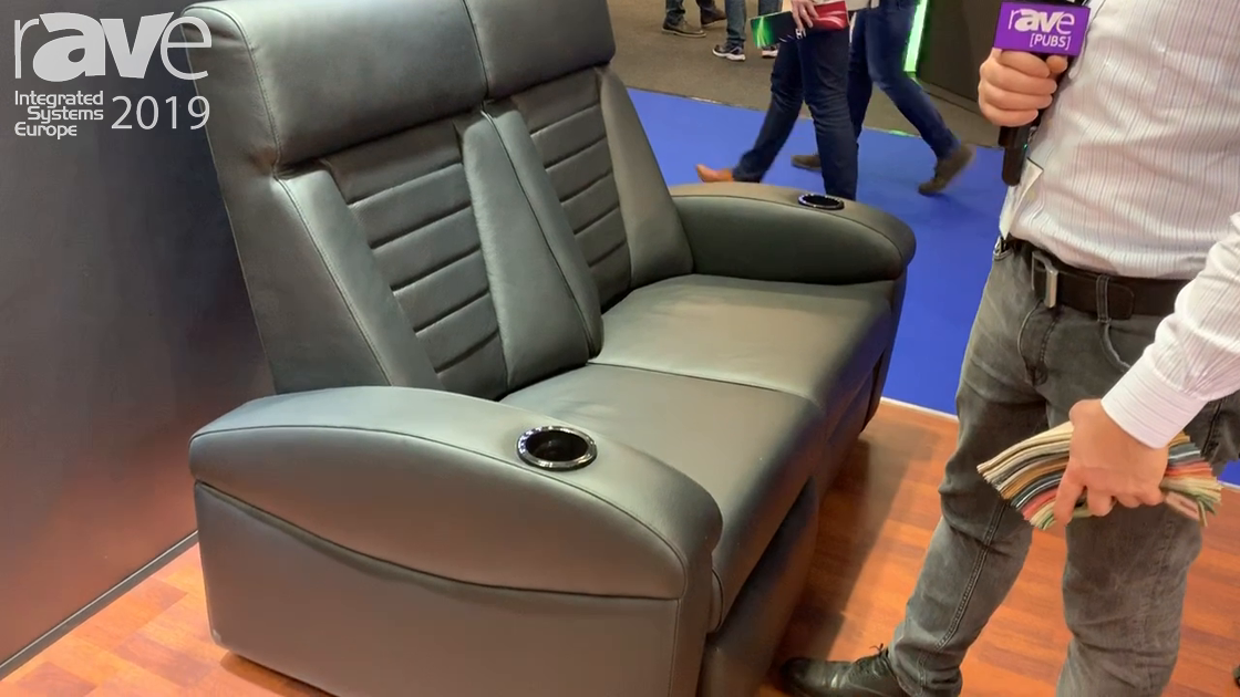 ISE 2019: Domus Showcases Its Premier Leather Seats for Home Cinema