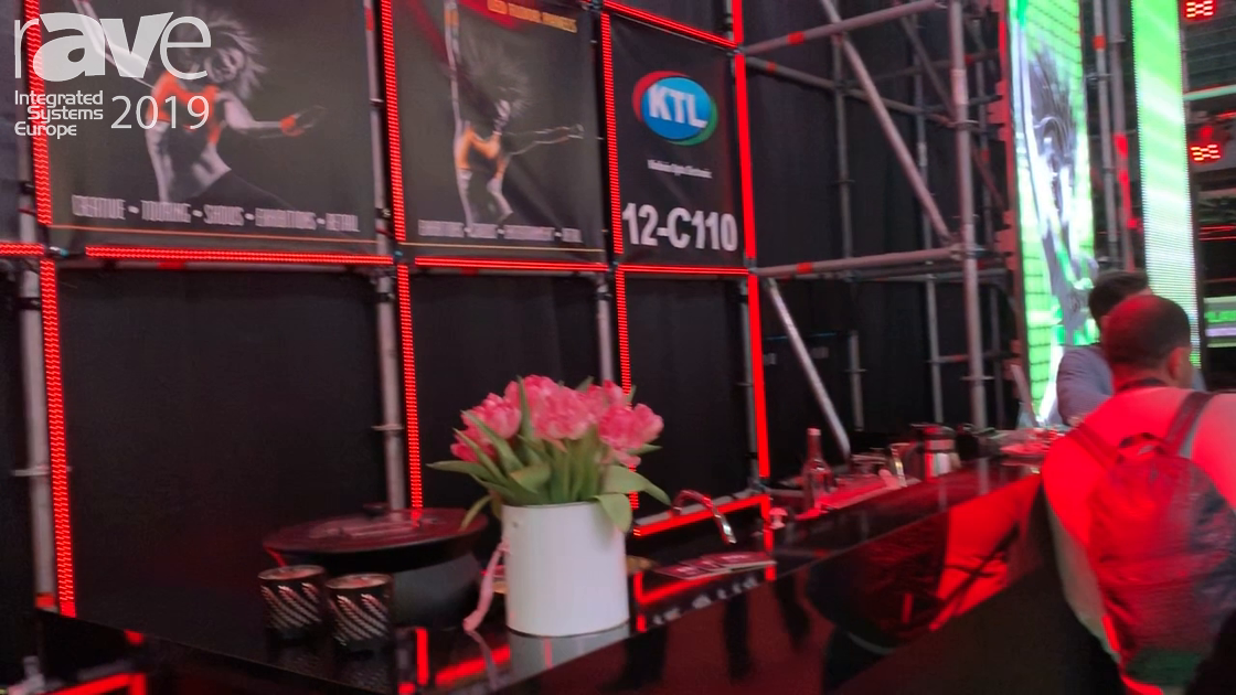 ISE 2019 Kindwin Opto Shows Electronic M Strip, Which Lights Rental