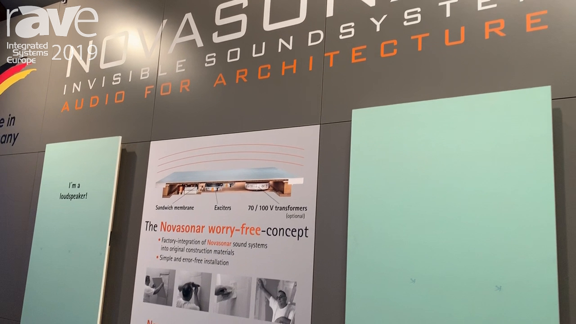 ISE 2019: ML Audio Explains Novasonar Invisible Sound System for Homes