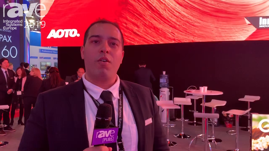 ISE 2019: AOTO GTEK Overviews Gtek Innopad Curved 1.9mm LED Display