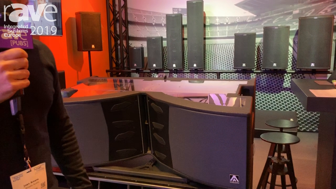ISE 2019: Amate Audio Intros the X212AF Large-Format, Self-Powered Line Array With Subwoofer