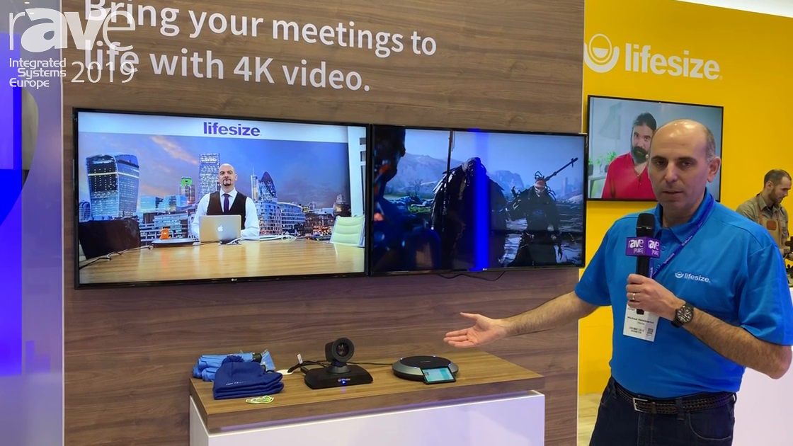 ISE 2019: LifeSize Presents 4K Video Conferencing Solution with Icon 700
