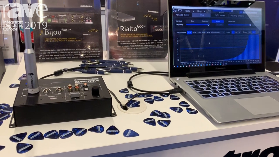 ISE 2019 AudioControl Exhibits Its DMRTA Audio Calibration Tool